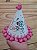 Chapéuzinho Aniversário Happy Birthday Pompom Rosa 1Un - Imagem 2