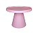 Boleira Cone Grande Rosa Bebê 28x20cm 1Un - Imagem 1