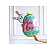 Balão Metalizado Happy Easter Ovo Páscoa Coelhinho 72x81cm 1Un - Imagem 2