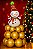 Balão Metalizado Boneco de Neve Natal 70x109cm 1Un - Imagem 2