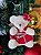 Ornamento Ursinhos Natalino Casal Natal 10cm Enfeite 2un - Imagem 4