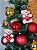 Ornamento Ursinhos Natalino Casal Natal 10cm Enfeite 2un - Imagem 2