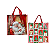 Sacola Retornavel TNT Papai Noel Natal 45x20cm 1Un - Imagem 1