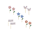 Toppers Para Doces e Cupcakes Floral Liberty 10Un - Imagem 1
