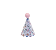 Mini Chapeuzinho Pompom Floral Liberty 10Un - Imagem 1