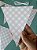Bandeirolas de Papel Vichy Xadrez Verde Candy 10Bandeirinhas - Imagem 4