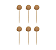 Topper Pompom (6 und) - Caramelo - Imagem 1