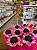 Enfeite Decorativo Garfinho Petiscos Coração Rosa 20Un - Imagem 3