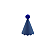 Mini Chapeuzinho Pompom Color Azul Marinho 10Un - Imagem 1