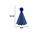 Mini Chapeuzinho Pompom Color Azul Marinho 10Un - Imagem 2