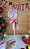 Galho Decorativo Pirulito Lollipop Vermelho/Branco Laço Natal 1Un - Imagem 3