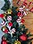 Galho Decorativo Natal Lollipop Branco/Vermelho 1Un - Imagem 3