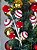 Galho Decorativo Natal Lollipop Branco/Vermelho 1Un - Imagem 4
