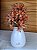 Enfeite Decorativo Flor Mini Lirio Laranja Outono 32cm 1Un - Imagem 2