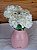 Flor Artificial Decorativa Branco 30cm 1Un - Imagem 4