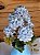 Flor Artificial Decorativa Azul Claro 38cm 1Un - Imagem 3
