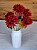Flor Artificial Decorativa Crisantemo Vermelho Outono 30cm 1Un - Imagem 2