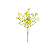 Flor Artificial Decorativa Carinho de Mãe Amarela 35cm 1Un - Imagem 1