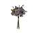 Flor Artificial Decorativa Ramalhete Hortencia Purpura 1Un - Imagem 1