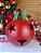 Guizo Natalino Vermelho Grande Natal Estrelas 30cm 1UN - Imagem 2