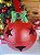Guizo Natalino Vermelho Grande Natal Estrelas 30cm 1UN - Imagem 3
