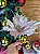 Pick Flor Poinsetia Rose Decoração Natal 27Cm - Imagem 2