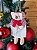 Saco Natalino Ursinho Pano Natal Enfeite Presente 18x14cm - Imagem 6
