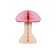 Cogumelo de Papel G Rosa Tutti Frutti 25cm 1Un - Imagem 1