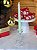 Castiçal de Vidro Para Vela Mesa Posta Natal 11cm 1Un - Imagem 4