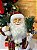 Enfeite Decorativo Papai Noel Xadrez Vermelho Polo Norte 1Un - Imagem 3