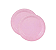 Prato de Papel Liso Rosa Candy 18Cm 8Un - Imagem 1