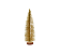 Enfeite Árvore Natal de Mesa Dourada Decoração 25cm 1Un - Imagem 1