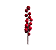 Galho Decorativo Natalino Berry Bolas Vermelho 1Un - Imagem 1