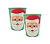 Copo Papel Papai Noel Natal Verde 270Ml 10Un - Imagem 1