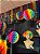 Globo Colmeia de Papel Colorido Arco Iris 25cm 1Un - Imagem 2