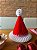 Enfeite Decorativo Papel Gorro Papai Noel Colmeia 30cm 1Un - Imagem 3