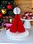 Enfeite Decorativo Papel Gorro Papai Noel Colmeia 30cm 1Un - Imagem 2