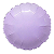 Balão Metalizado Redondo 9" 23cm - Lilás Bebê - Imagem 1
