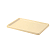 Bandeja Retangular Bege 18x30cm 1Un - Imagem 1