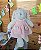 Coelho Decorativo Páscoa de Pelucia Vestidinho 1Un - Imagem 2