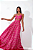 Vestido pink longo bordado - Imagem 1