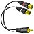 Cabo Extensor Y Rca Macho Para Rca Fêmea Kit 5 Un - Imagem 1
