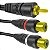 Cabo Extensor Y Rca Macho Para Rca Fêmea Kit 5 Un - Imagem 2