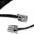 Cabo De Telefone Espiral Preto Plug Rj11 2 Metros 5 peças - Imagem 2