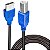 Cabo para Impressoras 2.0 Usb A Macho Usb B 1,5 Metros - Imagem 3