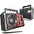 Rádio Retrô Recarregável Bivolt Portátil Am Fm Usb Sd - Imagem 1