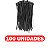 Abraçadeira Cinta Plástica Chicote 15cm Preta Kit 100 peças - Imagem 2