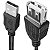Cabo Extensor Usb Fêmea para Usb Macho Conectores 2.0 1,5m - Imagem 4