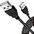 Cabo Extensor Usb Macho para Usb Macho 1,50m Preto - Imagem 2