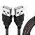 Cabo Extensor Usb Macho para Usb Macho 1,50m Preto - Imagem 1